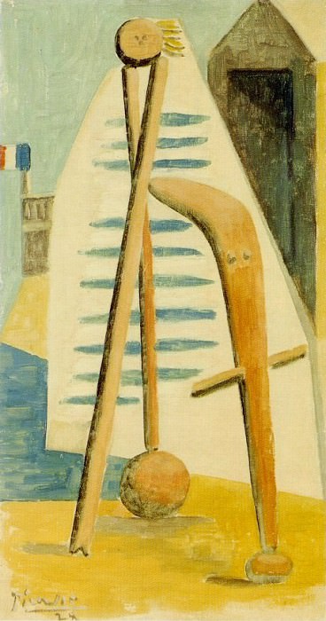 1928 Baigneuse (La plage de Dinard). Пабло Пикассо (1881-1973) Период: 1919-1930