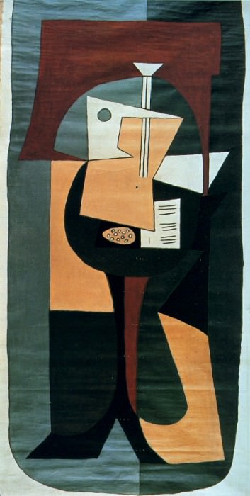 1920 Guitare sur un guВridon. Pablo Picasso (1881-1973) Period of creation: 1919-1930