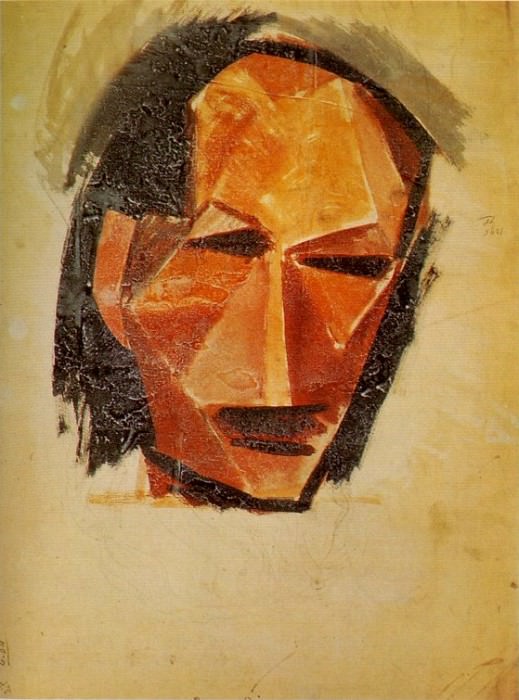 1920 TИte dhomme. Пабло Пикассо (1881-1973) Период: 1919-1930