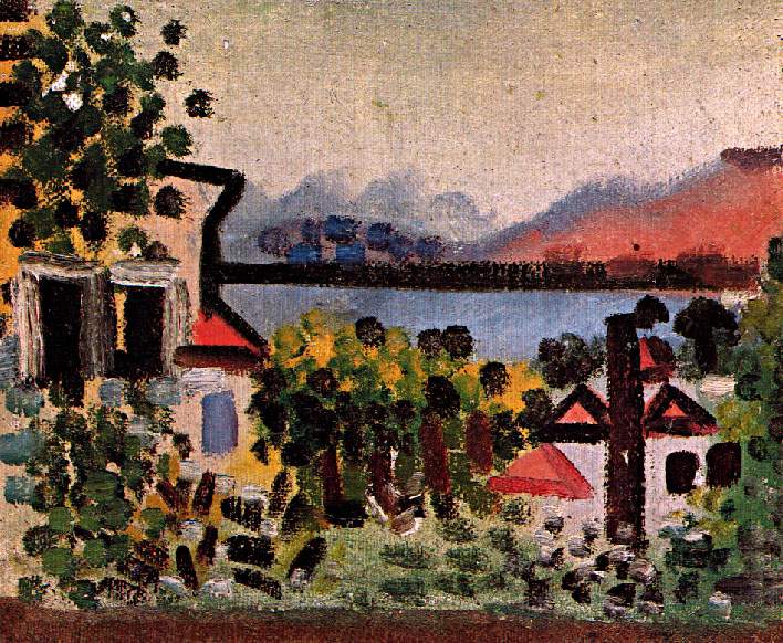 1920 Paysage Е Juan-les-Pins. JPG. Pablo Picasso (1881-1973) Period of creation: 1919-1930
