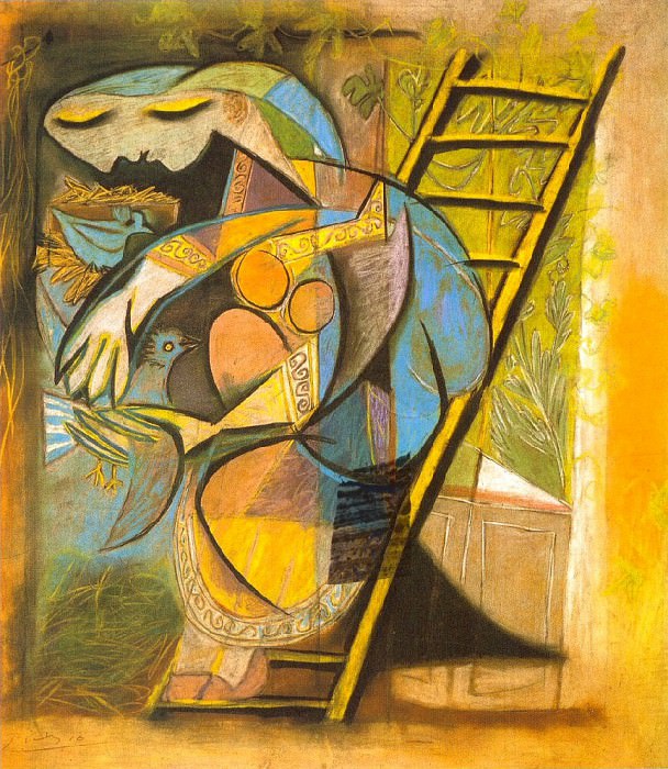 1930 La femme aux pigeons. Пабло Пикассо (1881-1973) Период: 1919-1930