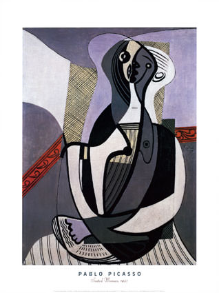 1927 femme assise. Пабло Пикассо (1881-1973) Период: 1919-1930