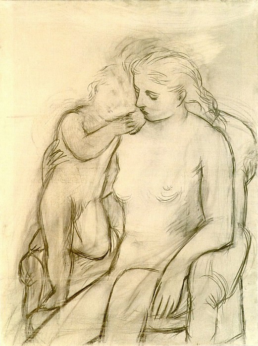 1923 Femme et enfant. Пабло Пикассо (1881-1973) Период: 1919-1930 (MaternitВ)