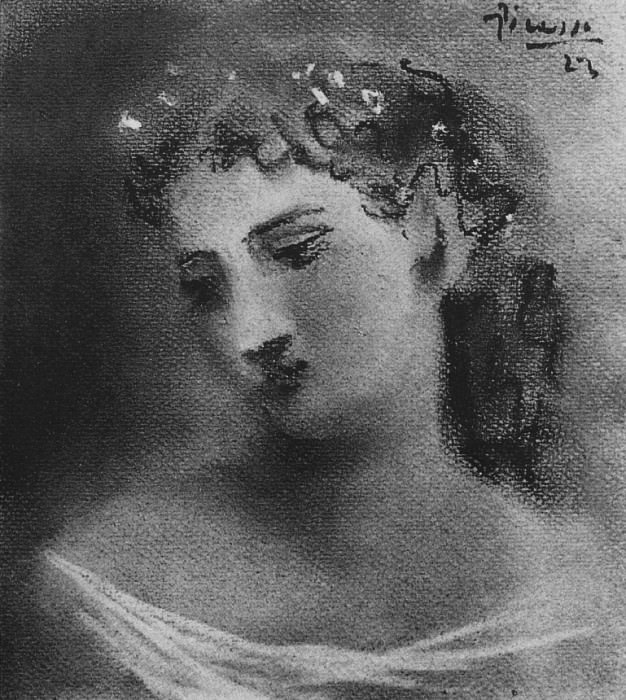 1923 TИte de femme4. Пабло Пикассо (1881-1973) Период: 1919-1930