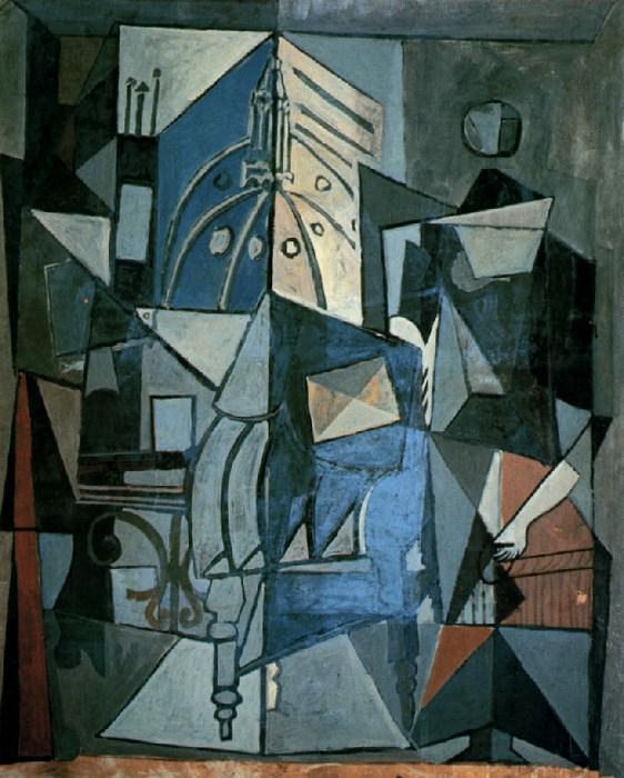 1919 Vue sur le clocher de lВglise Saint-Augustin. Pablo Picasso (1881-1973) Period of creation: 1919-1930