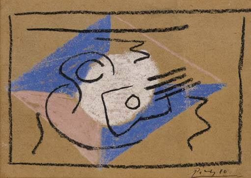 1922 Nature morte Е la guitare1. Пабло Пикассо (1881-1973) Период: 1919-1930