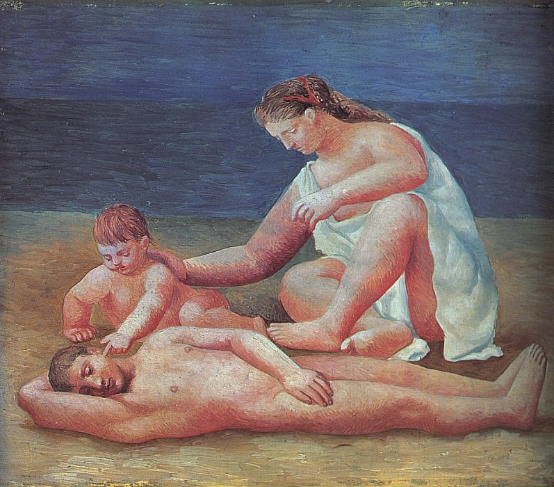 1922 Famille au bord de la mer1. Пабло Пикассо (1881-1973) Период: 1919-1930