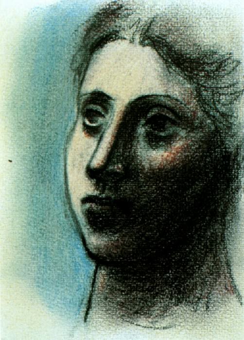 1920 TИte de femme1. Pablo Picasso (1881-1973) Period of creation: 1919-1930