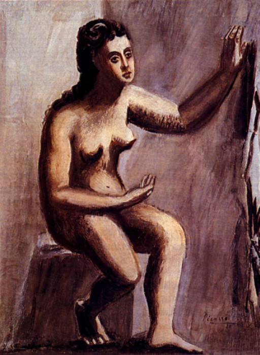 1921 Femme assise. Пабло Пикассо (1881-1973) Период: 1919-1930