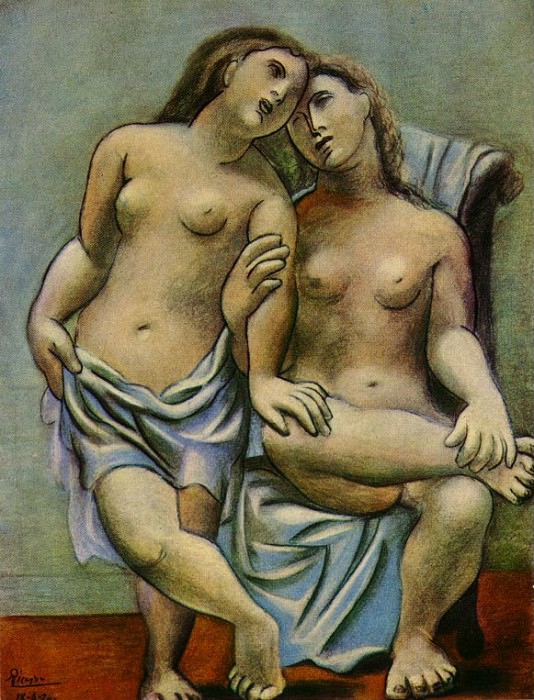 1920 Deux femmes nues1. Pablo Picasso (1881-1973) Period of creation: 1919-1930