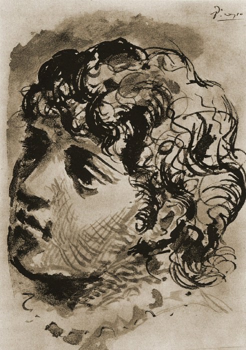 1923 TИte de jeune homme. Пабло Пикассо (1881-1973) Период: 1919-1930