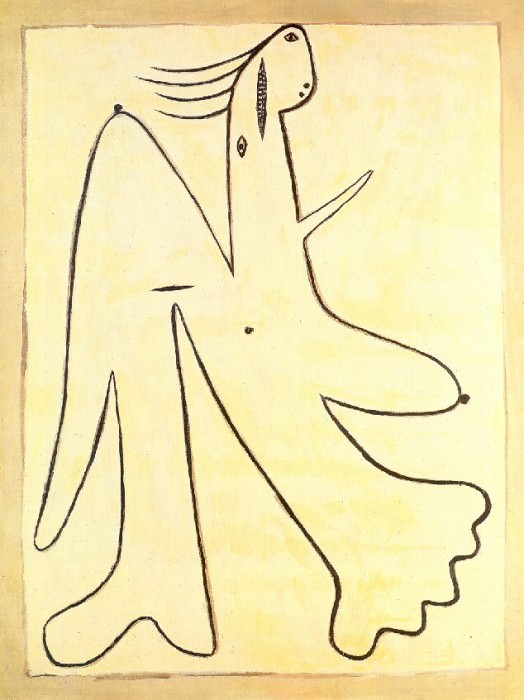 1927 Figure fВminine debout. Pablo Picasso (1881-1973) Period of creation: 1919-1930