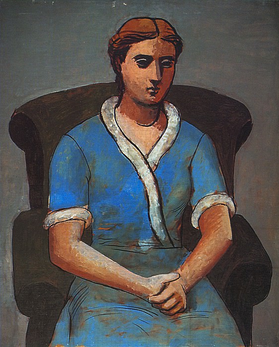 1922 Femme dans un fauteuil (Olga). Pablo Picasso (1881-1973) Period of creation: 1919-1930
