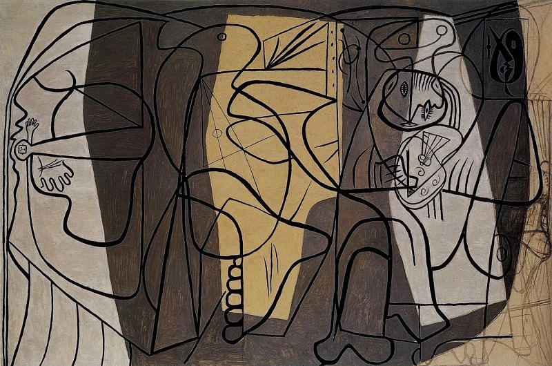 1926 Le peintre et son modКle. Пабло Пикассо (1881-1973) Период: 1919-1930