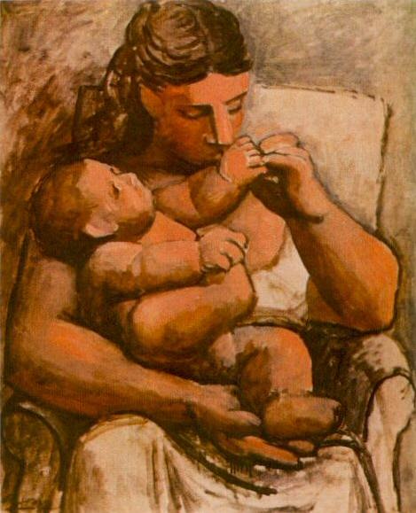 1921 MКre et enfant3. Pablo Picasso (1881-1973) Period of creation: 1919-1930