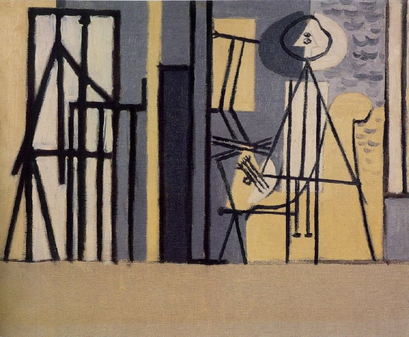 1928 Peintre dans son atelier. Pablo Picasso (1881-1973) Period of creation: 1919-1930