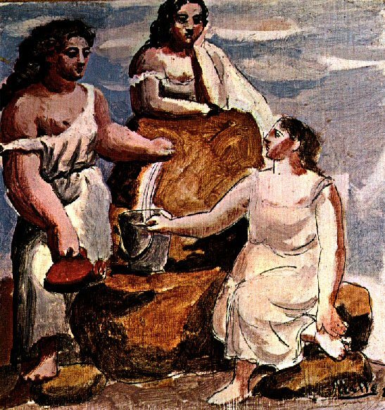 1921 Trois femmes Е la fontaine. Pablo Picasso (1881-1973) Period of creation: 1919-1930 (Рtude)