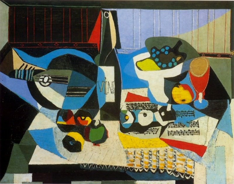 1925 La bouteille de vin. Пабло Пикассо (1881-1973) Период: 1919-1930