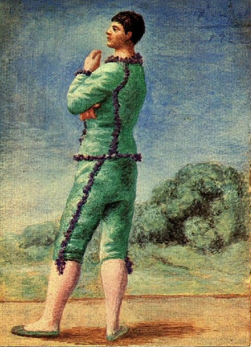 1922 Acrobate en vert. Пабло Пикассо (1881-1973) Период: 1919-1930