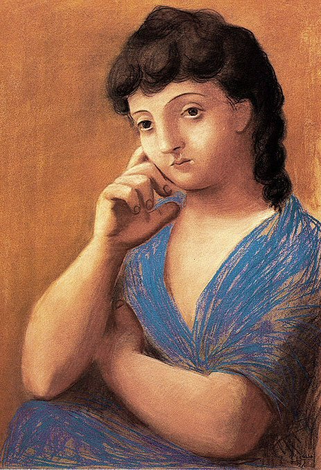 1921 Femme accoudВe. Пабло Пикассо (1881-1973) Период: 1919-1930