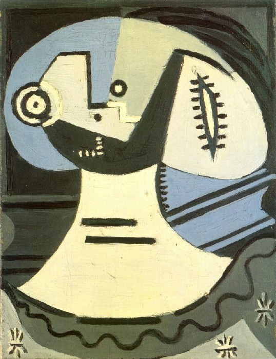 1926 Femme Е la collerette. Пабло Пикассо (1881-1973) Период: 1919-1930