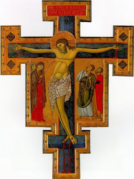 MASTER ST. FRANCIS - Crucifixion. Louvre (Paris)
