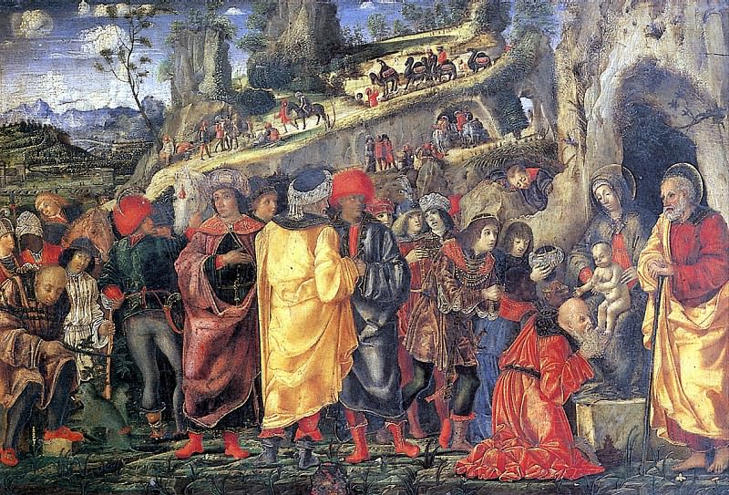 PARENTINO BERNARDO - Adoration of the Magi. Louvre (Paris)