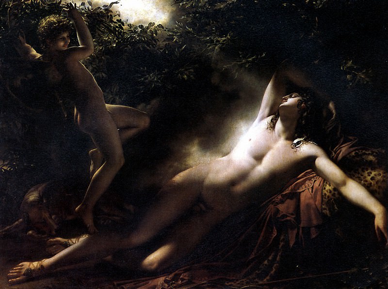 Girodet - Dream of Endymion. Louvre (Paris)