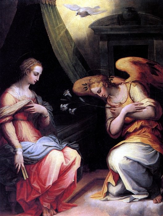 Vasari Giorgio - The Annunciation. Louvre (Paris)