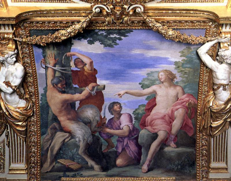 ROMANELLI - Apollo and Marsyas. Louvre (Paris)