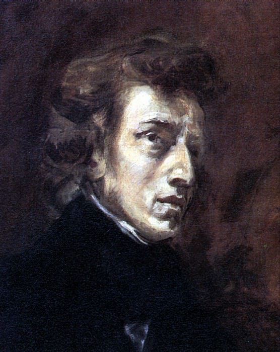 DELACROIT EUGENE - Frederic Chopin. Louvre (Paris)