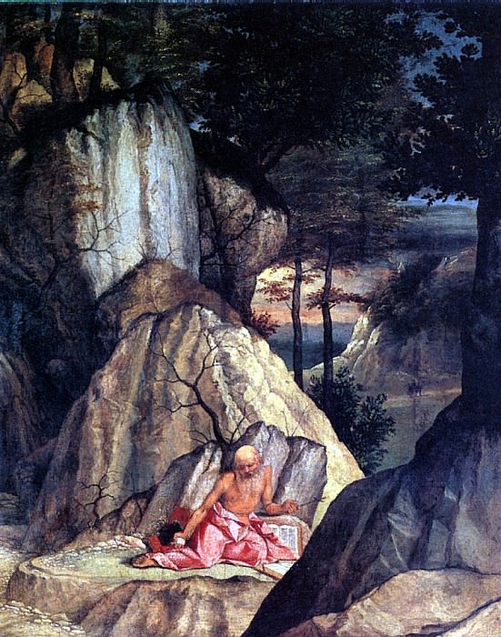 LOTTO - St. Jerome in the Wilderness. Louvre (Paris)