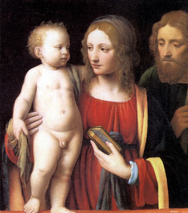 LUINI - The Holy Family. Louvre (Paris)