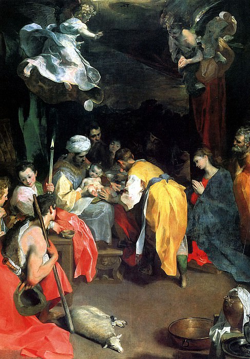 БАРОЧЧИ ФЕДЕРИКО - Обрезание, 1590.. Louvre (Paris)