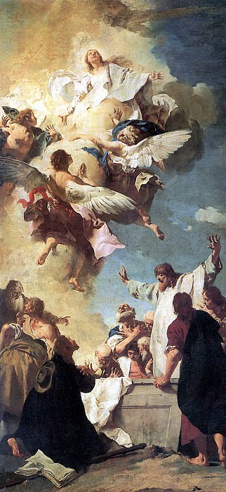 ПЬЯЦЦЕТТА ДЖОВАННИ БАТТИСТА - Вознесение Богоматери, 1735.. Лувр (Париж)