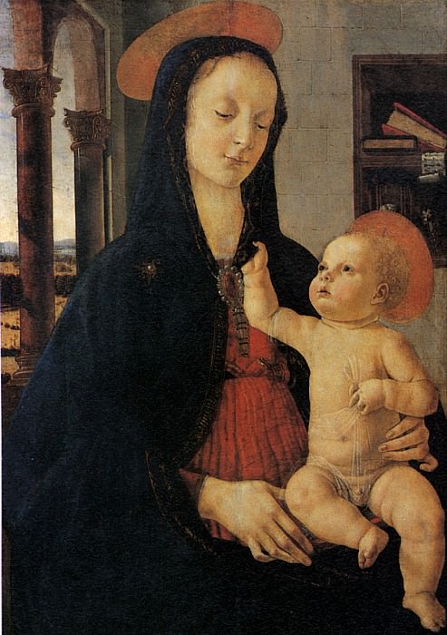 GIRLANDIO DOMENICO - Madonna and Child. Louvre (Paris)