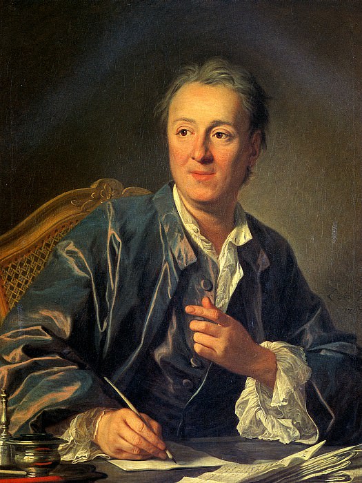 VANLOO LOUIS MICHEL - Denis Diderot. Louvre (Paris)