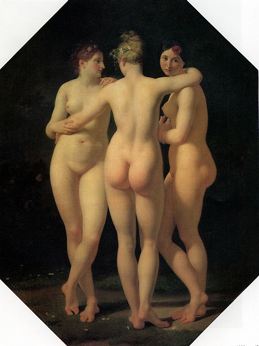 РЕНЬО ЖАН БАТИСТ - Три Грации, 1793.. Louvre (Paris)