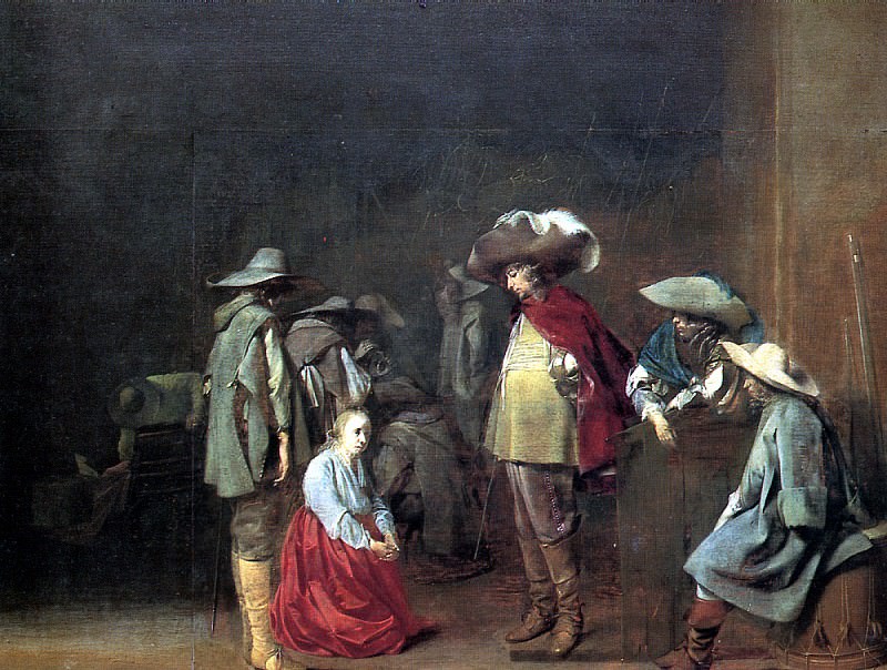 ВЕЛСЕН ЯКОБ ВАН - Гадалка, 1631.. Louvre (Paris)