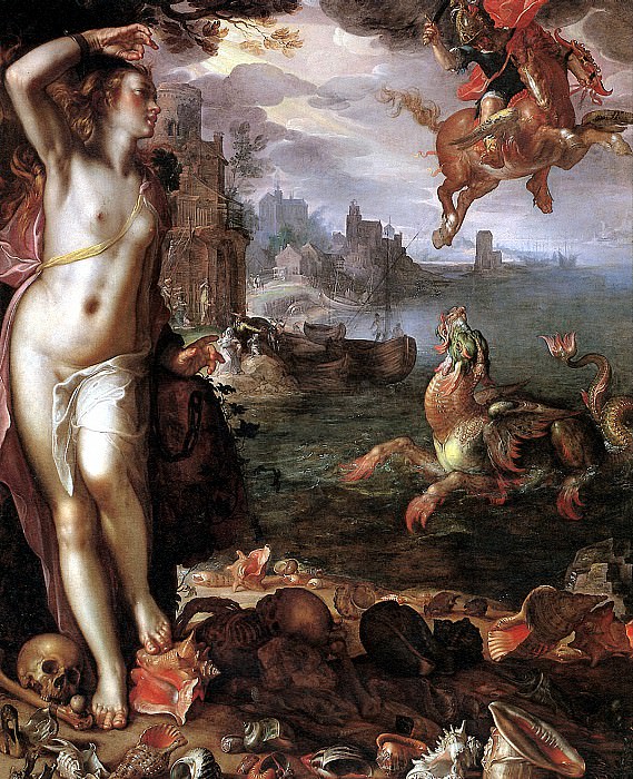 VTEVAL JOAHIM - Perseus and Andromeda. Louvre (Paris)