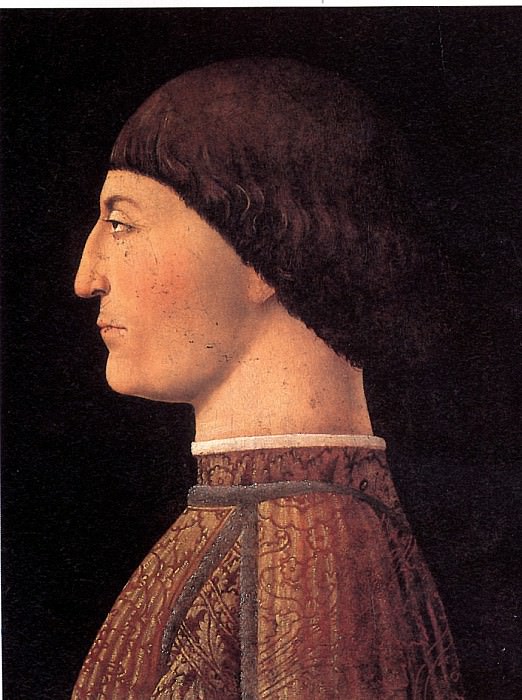 FRANCESCA PIERO DELLA - Portrait of Sigismondo Malatesta. Louvre (Paris)