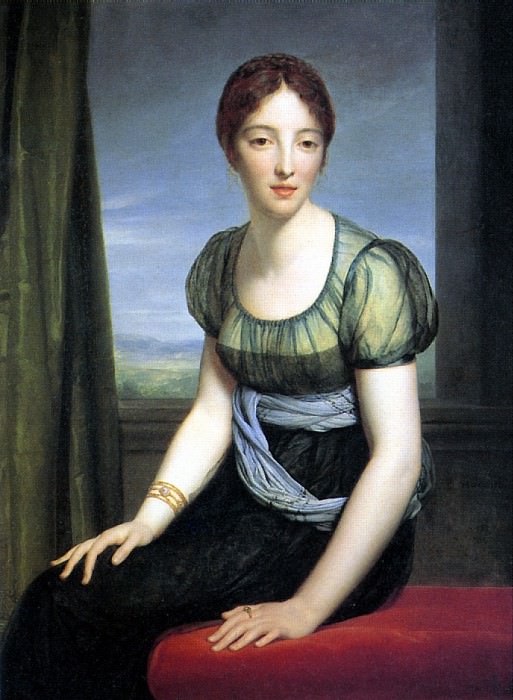 GERARD FRANCOIS - Countess Regnault de Saint-Jean d’Angely. Louvre (Paris)