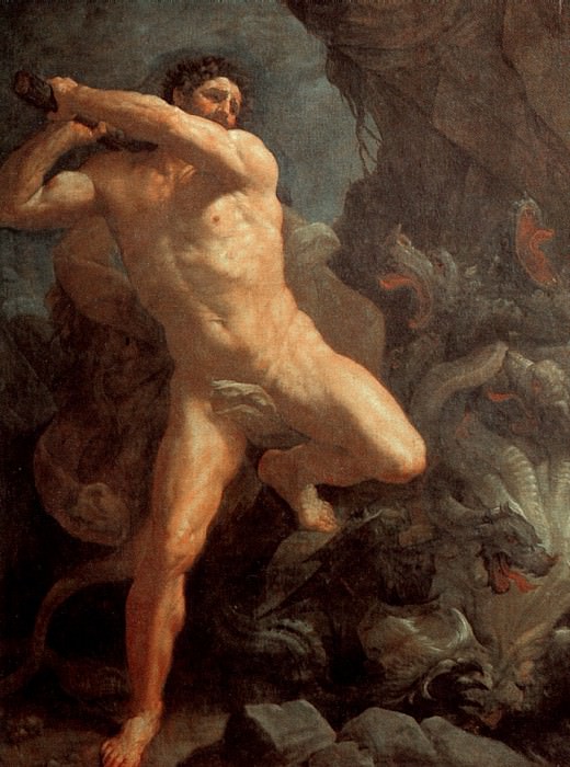 RENI GUIDO - Hercules defeating the Hydra. Louvre (Paris)