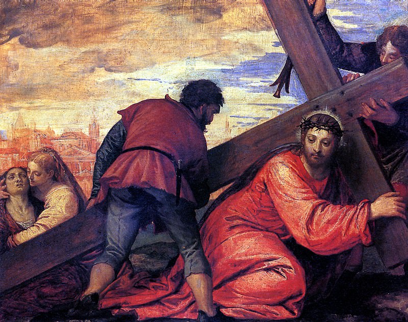 VERONESE AND HIS WORKSHOP - Carrying the Cross. Louvre (Paris)