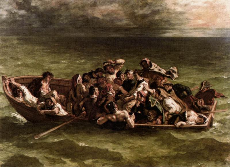 Shipwreck of Don Juan. Ferdinand Victor Eugène Delacroix