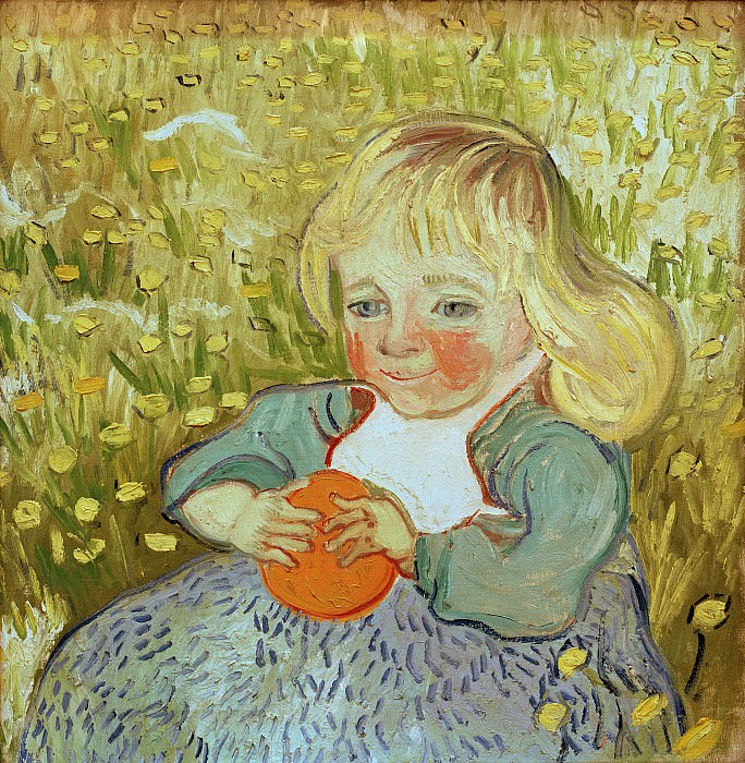 Девочка с апельсином, Винсент Ван Гог