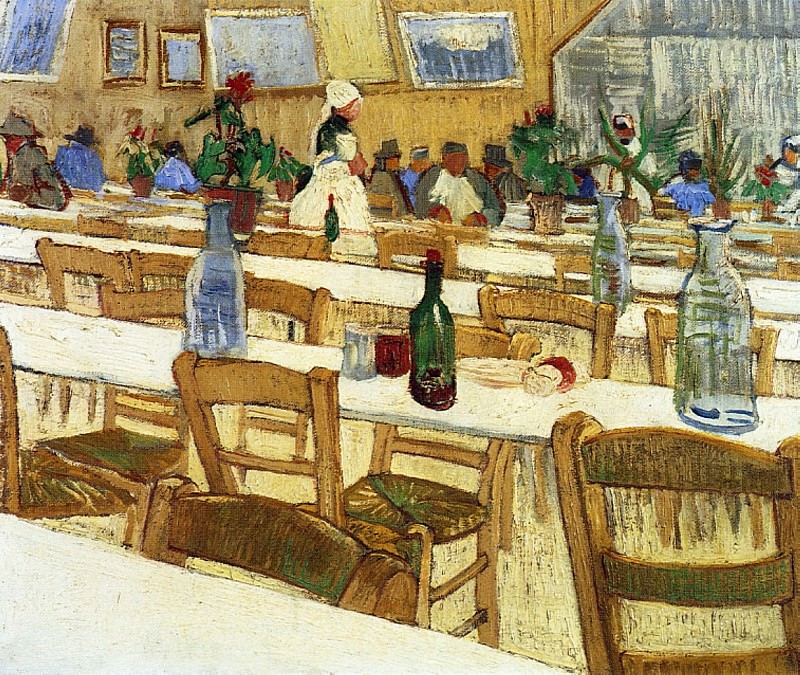 Interior of a Restaurant. Vincent van Gogh