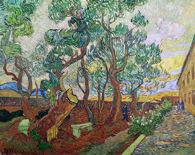 The Garden of Saint-Paul Hospital. Vincent van Gogh