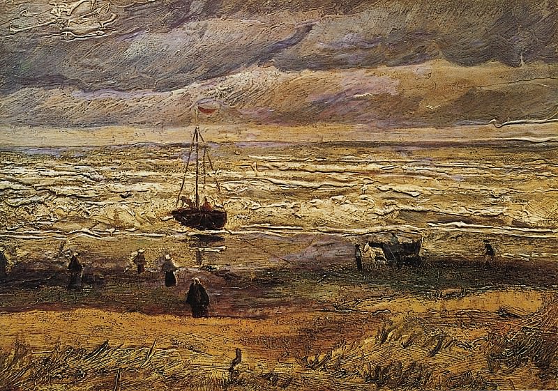 Вид на море в Схевенингене, Винсент Ван Гог