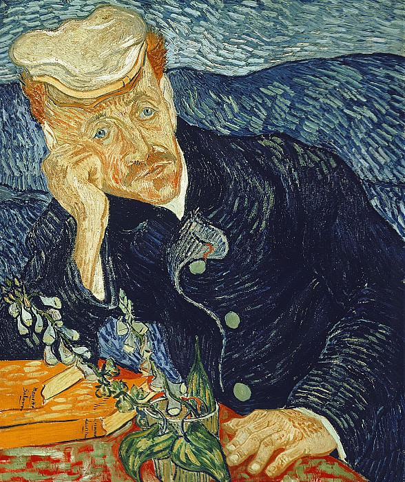Portrait of Doctor Gachet. Vincent van Gogh